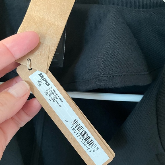 SKIMS Boyfriend Fleece Oversized Trench Coat - Picture 7 of 14